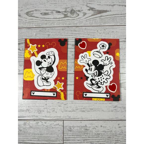 Mixed Media Collage Art Card OOAK ACEO ATC - Mickey and Minnie - Picture 1 of 1